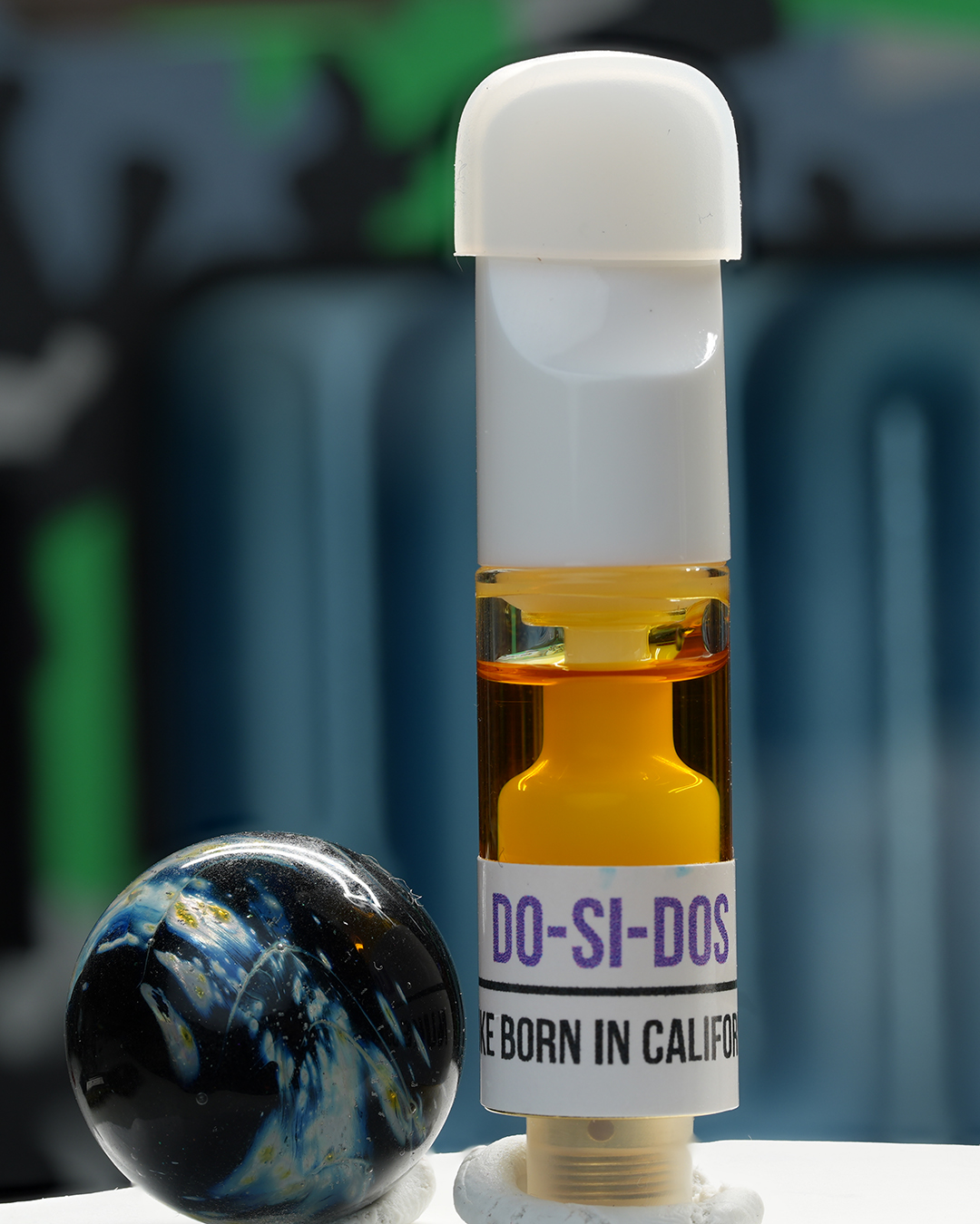 1080mg Do-Si-Dos Nuke Cartridge with Girl Scout Cookies and Face Off OG BX1 lineage, cookie dough, minty spice, pine gas, and sedating effects