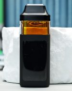 2000mg Alien Cookies Nuke All-in-One vape with Alien OG, Girl Scout Cookies, and Zkittlez lineage, cookie candy flavor, gas, and anytime effects