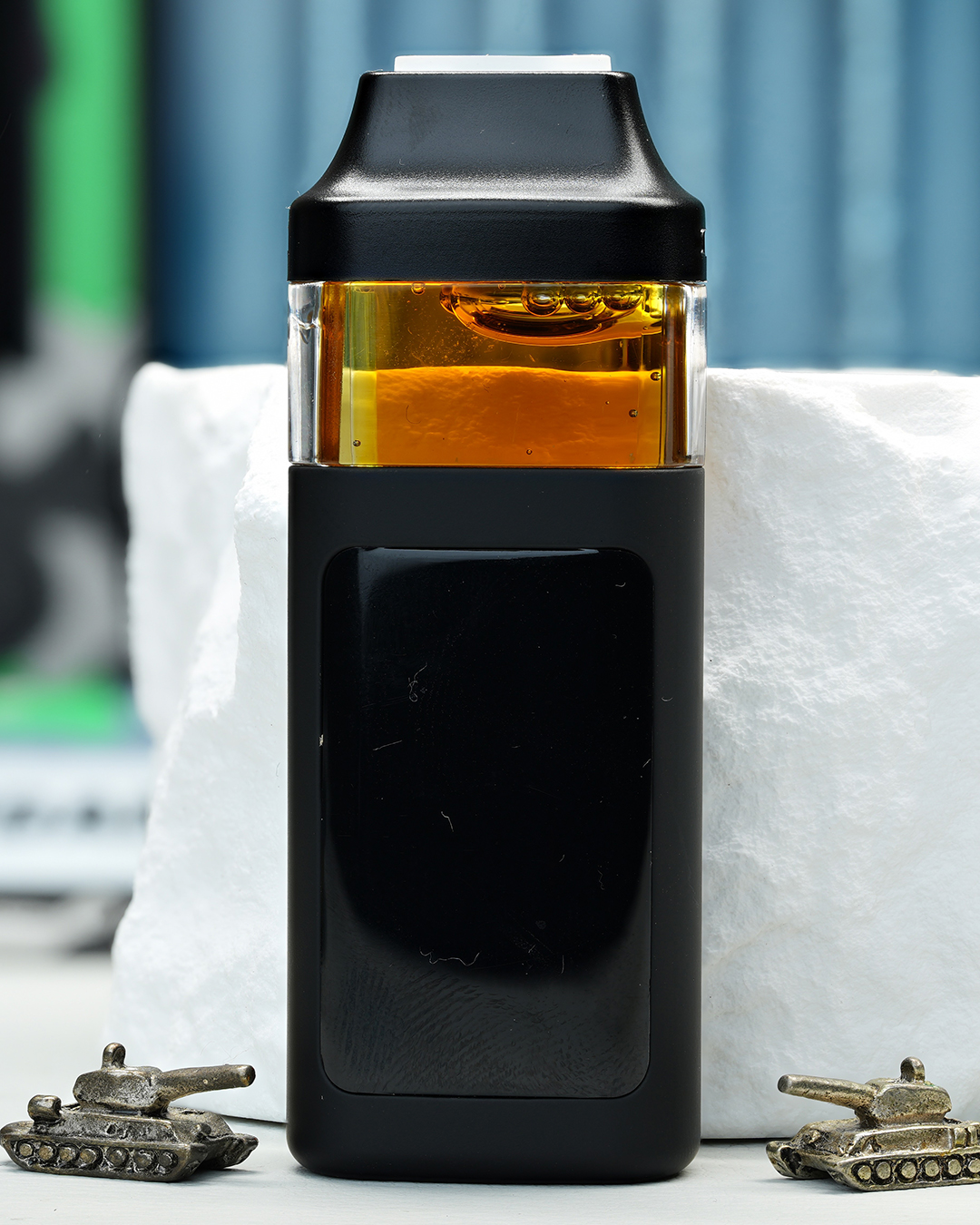2000mg Blue Dream Nuke All-in-One vape with sweet blueberry, floral haze, citrus zest, fresh pine, and daytime effects
