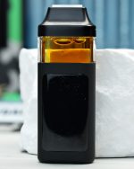 2000mg GDP Nuke All-in-One vape with GrandDaddy Purple-inspired grape candy, sweet berry, earthy kush, and sedating effects
