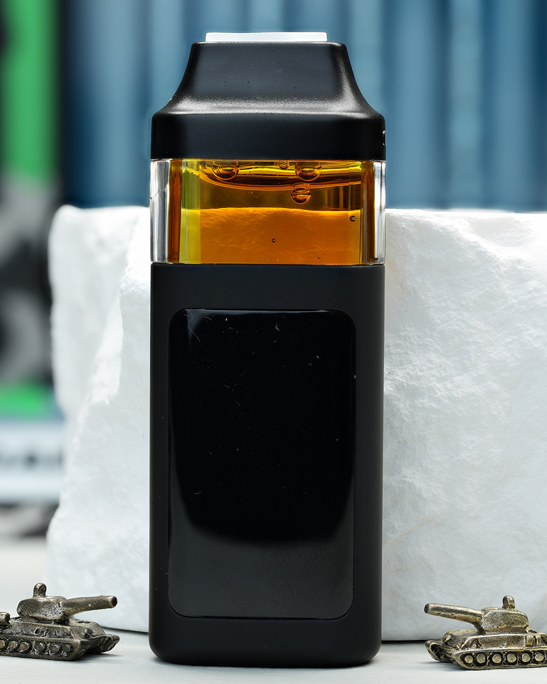 2000mg Peanut Butter Breath Nuke All-in-One vape with nutty cream, earthy kush, herbal spice, roasted sweetness, and anytime effects