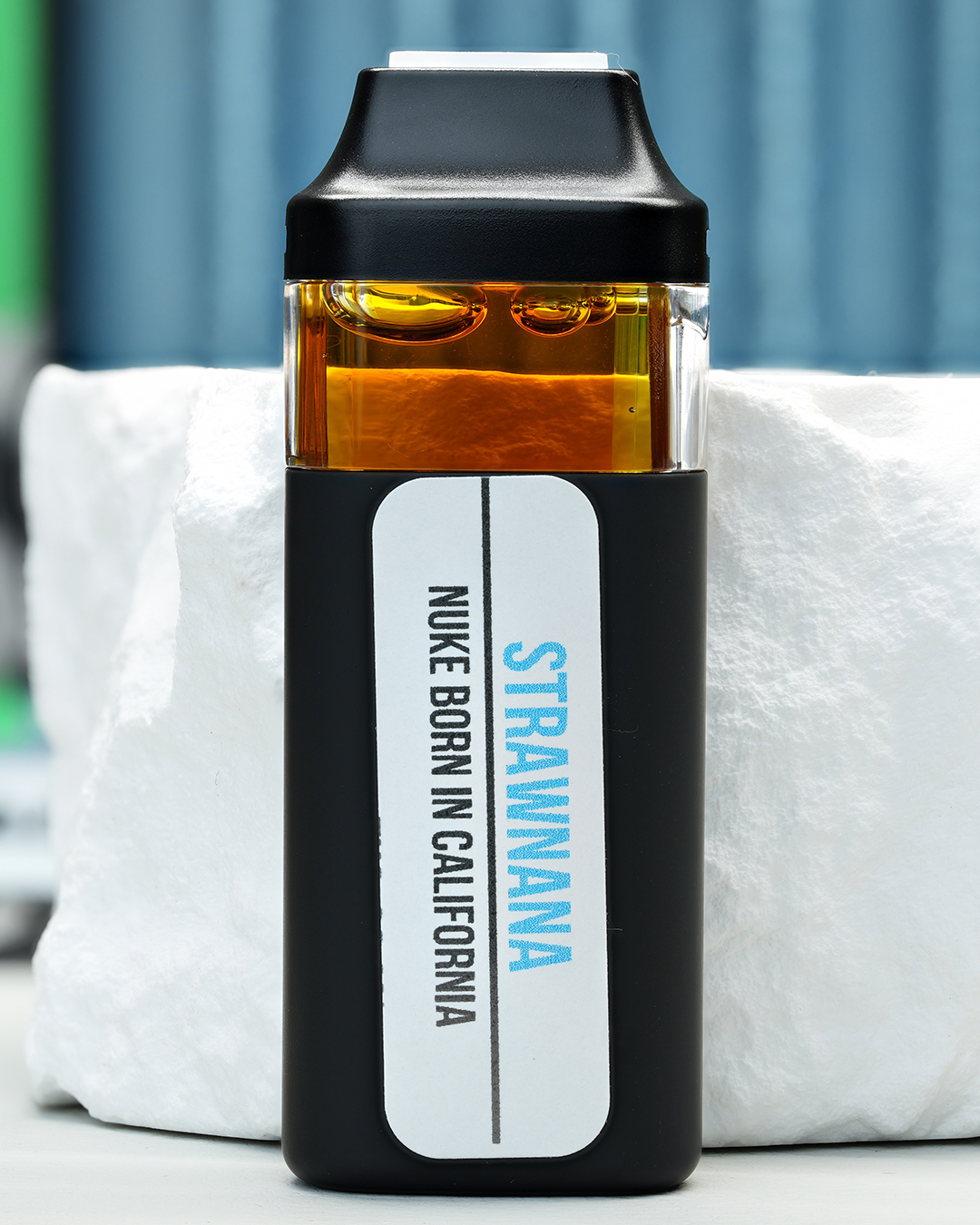2000mg Strawnana Nuke All-in-One with Strawguava and Banana Punch phenos, sweet strawberry, tropical guava, banana cream, and anytime effects